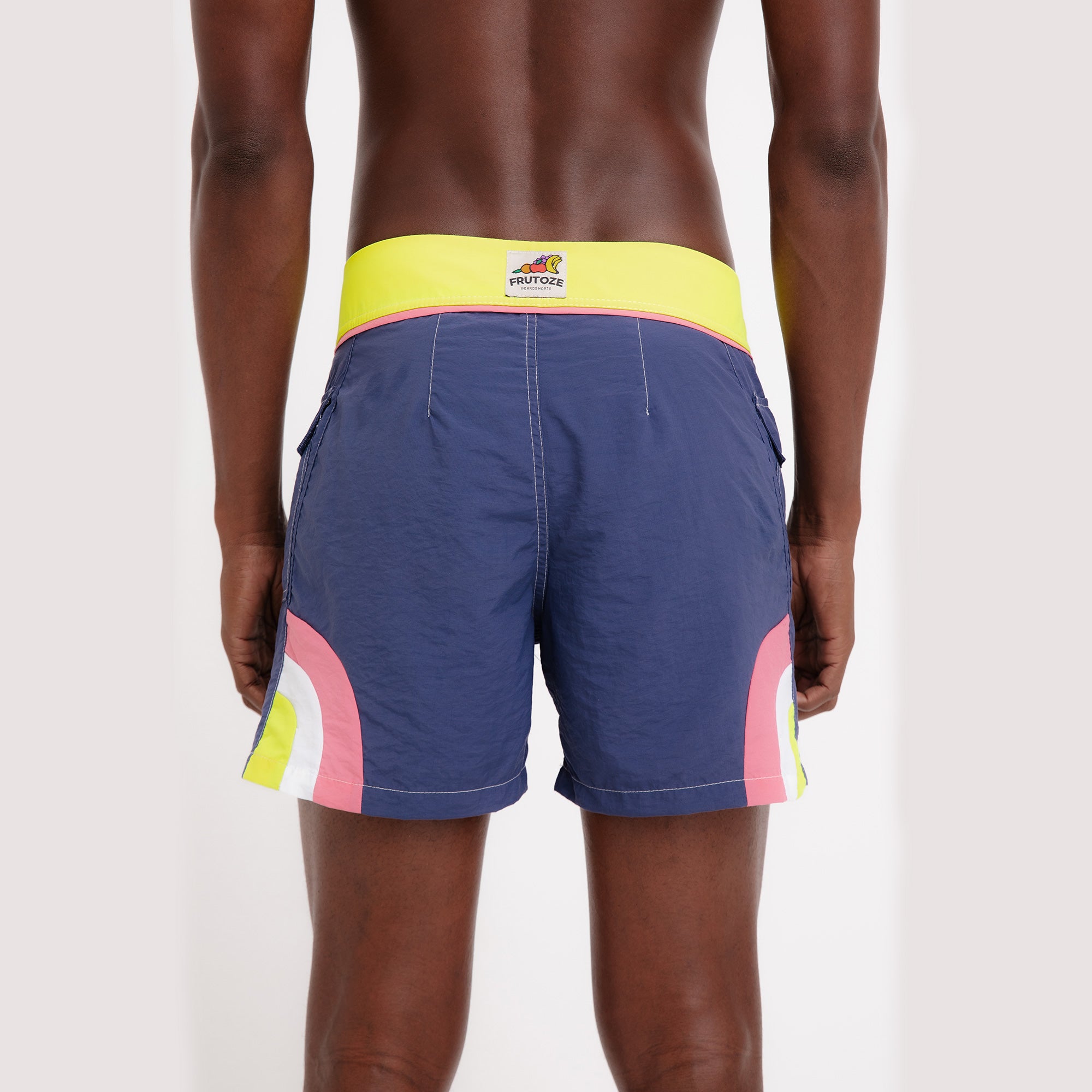 BoardShorts Masculino Sustentável Verde Neon com Botão Frutoze