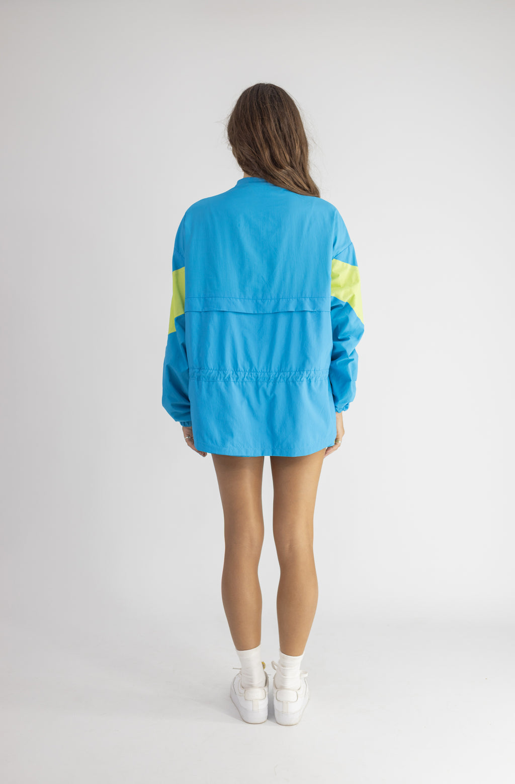 Jaqueta com Ziper Azul Frutoze