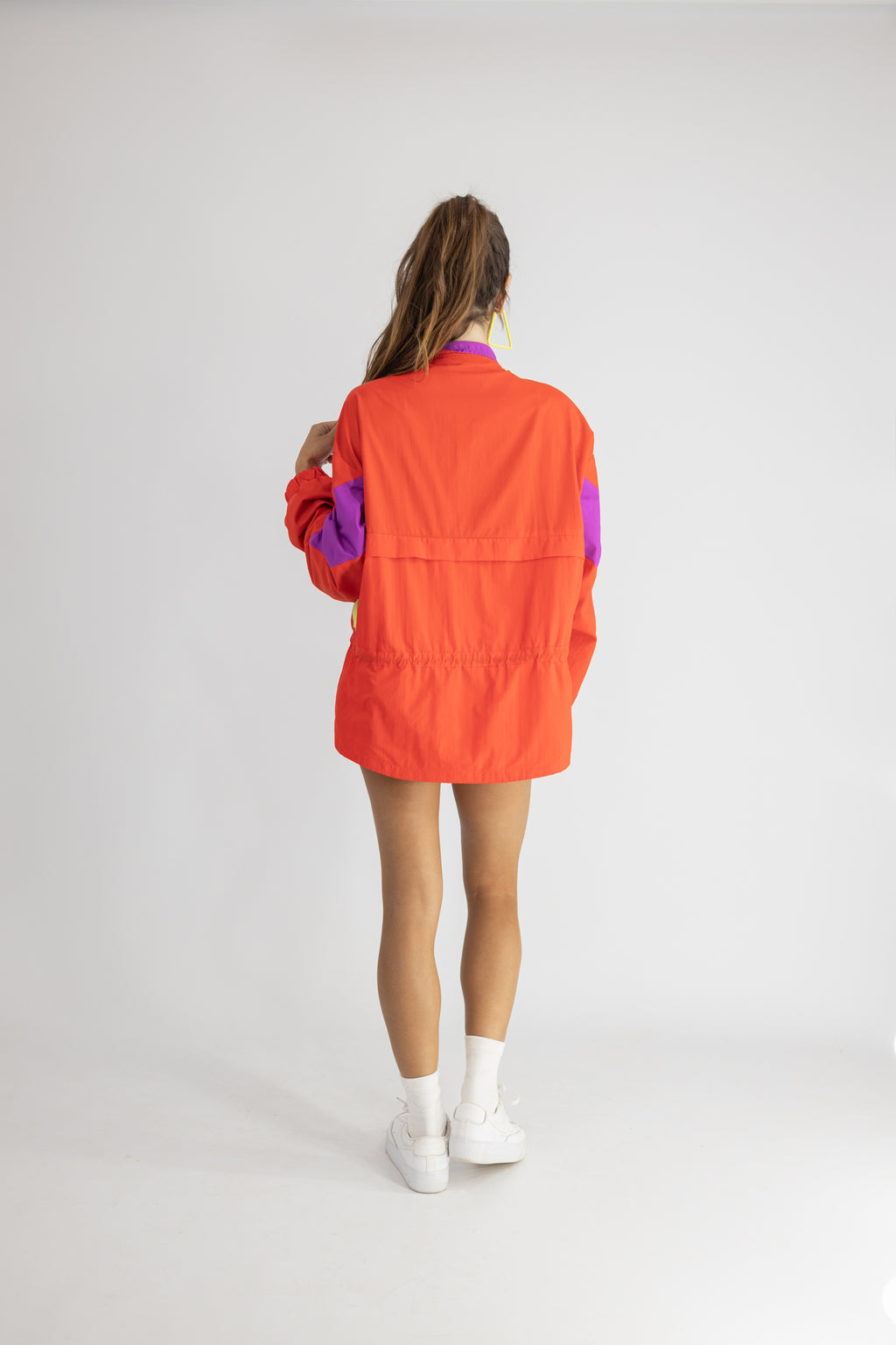 Jaqueta com Ziper Vermelha Frutoze