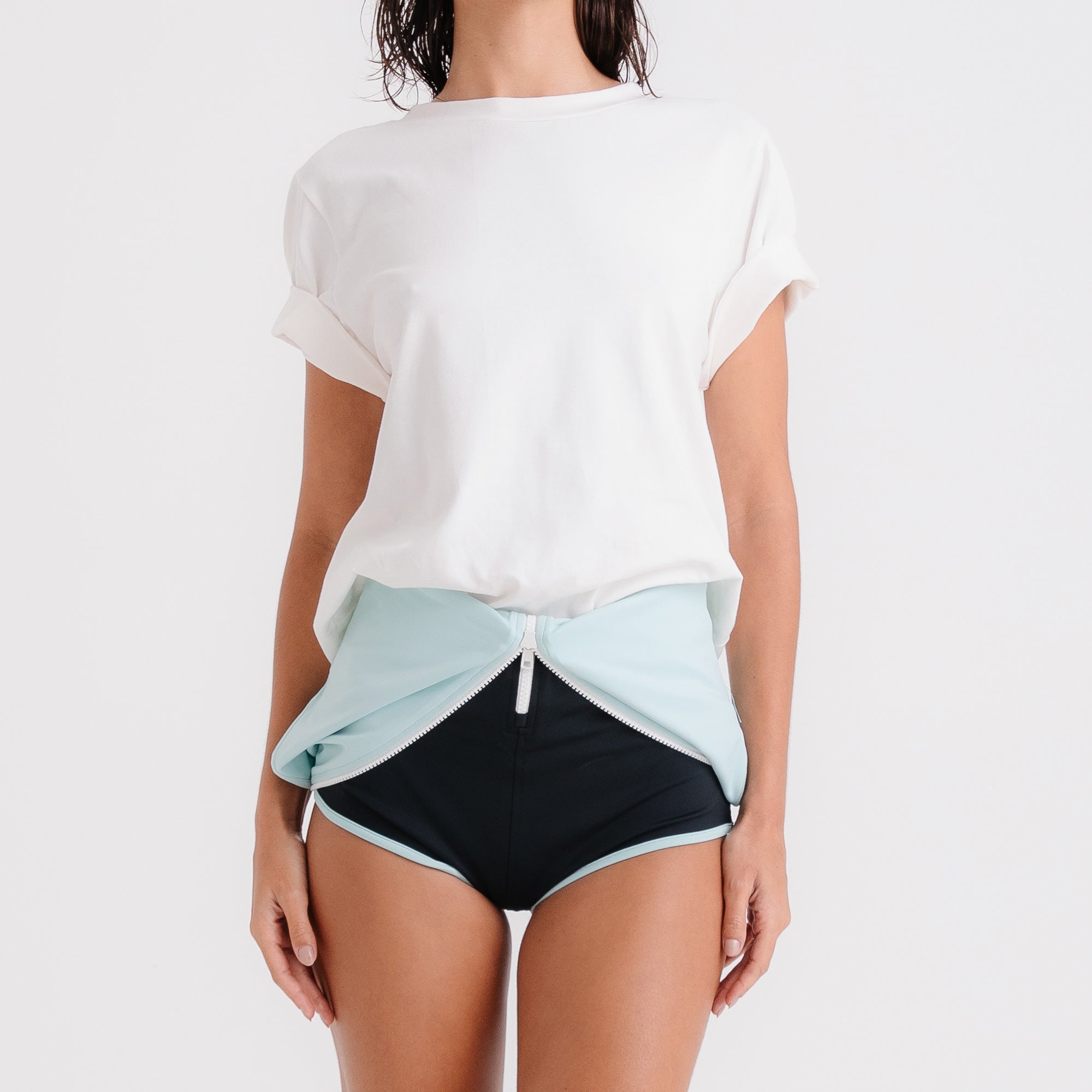 Baby Look Feminina Off-White Frutoze