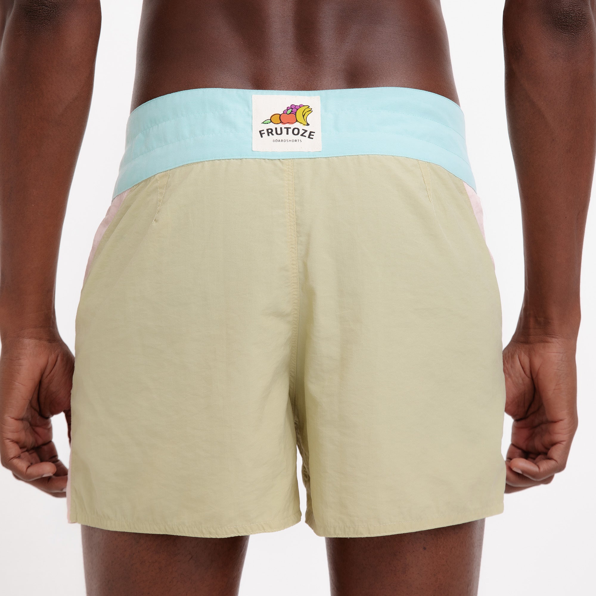 Boardshorts Masculino Sustentável Rosa, Verde e Azul Frutoze